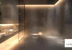 steam shower glass enclosure